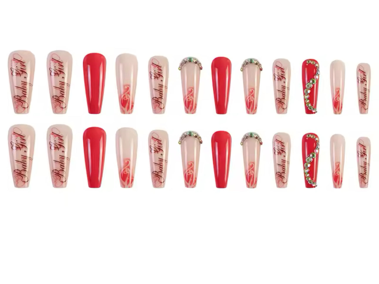 Babygirl Press Ons🥰