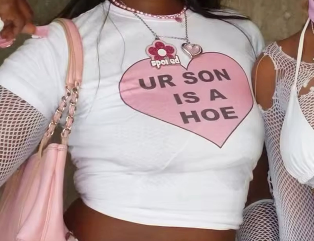 Ur Son Is A Hoe Crop Top Shirt