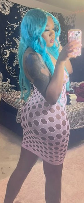 Pink Fishnet Dress🌸